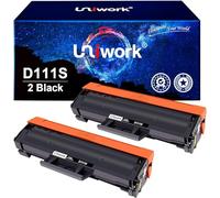 Uniwork Compatible Cartouche de Toner Remplacement pour Samsung MLT-D111S D111S MLT-D111L D111L pour Samsung Xpress M2070W M2070 M2070FW M2020W M2078W M2022W M2022 M2026 M2026W M2020 (Noir, 2-Pack)