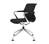 Unix - Chaise de conférence base polished aluminium