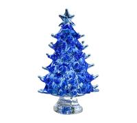 Unj222 Décoration de Noël en cristal pour festival, décoration de fête à la maison, bleu, 6,6 x 4,2 cm