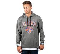 UNK NBA Ghm3543f NBA Team Pull à Capuche en Polaire côtelée pour Homme, Homme, GHM3543F, Anthracite chiné., S