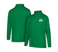 UNK NBA pour Homme Vlm3138 F-am NBA Quarter Zip Poly Knit Manches Longues pour Homme, Team Couleur, Homme, VLM3138F-AM, Vert Kelly