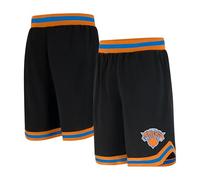 Unk NBA Ultra Game GSM3547F NBA Short de Basket-Ball tissé avec Logo de l'équipe en Poly, Noir, Taille S