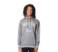 Unk NBA Ultra Game Pull à Capuche GHM3543F NBA Team Stripe en Polaire côtelée pour Homme Gris Anthracite chiné Taille L