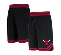 Unk NBA Ultra Game Short de Basket pour Homme GSM3547F avec Logo de l'équipe NBA tissé en polymaille, Noir, Taille XL