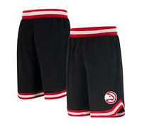 Unk NBA Ultra Game Short de Basket pour Homme GSM3547F avec Logo de l'équipe NBA tissé en polymaille, Noir, Taille XL