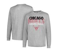 UNK Ultra Game pour Homme Supreme NBA L/S Tee, Homme, GLM1861F-CB-Large, Gris chiné, Grand