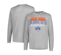 UNK Ultra Game pour Homme Supreme NBA L/S Tee, Homme, GLM1861F-NY-Medium, Gris chiné, Moyen