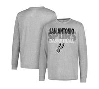 UNK Ultra Game pour Homme Supreme NBA L/S Tee, Homme, GLM1861F-SA-XLarge, Gris chiné, x-Large