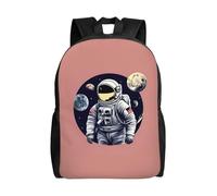 Unkhtt Astronaute On The Moon 1 Print Sac à dos élégant unisexe grande capacité pour le travail, les voyages, le camping, les aventures en plein air