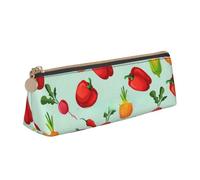 Unkhtt Belle trousse à crayons triangulaire de grande capacité avec imprimé papillons pour étudiants et écoles, blanc, Taille unique