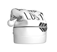 Unkhtt Bonnet de Père Noël pour adulte avec imprimé « Not All Who Wander Are Lost » pour les fêtes de fin d'année, le Nouvel An, accessoire de fête de Noël