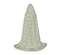 Unkhtt Cape à capuche confortable unisexe avec imprimé oiseau pour cosplay, festival, carnaval, magicien