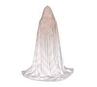 Unkhtt Cape à capuche confortable unisexe avec joli motif imprimé pailleté pour cosplay, festival, carnaval, magicien