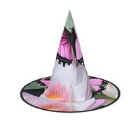 Unkhtt Chapeau de carnaval pour adulte Motif papillon rose