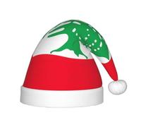 Unkhtt Chapeau de Noël avec imprimé drapeau du Liban pour enfants, chapeau de Noël, Nouvel An, fêtes de fin d'année