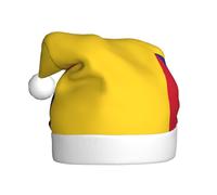 Unkhtt Chapeau de Noël imprimé drapeau de la Roumanie pour adulte Accessoire festif pour Noël, Halloween, Nouvel An