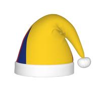 Unkhtt Chapeau d'elfe de Noël imprimé drapeau de la Roumanie pour garçons et filles, chapeau festif du Nouvel An pour Noël, vacances, Père Noël, cadeau