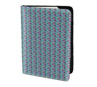 Unkhtt Étui portefeuille Hello Hawaï imprimé 14 cm pour passeport et documents de voyage pour homme et femme, compact et sécurisé, Noir , Taille unique