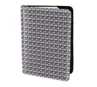 Unkhtt Étui portefeuille pour passeport et documents de voyage Motif bonhomme de neige 14 cm Pour homme et femme Compact et sécurisé, Noir , Taille unique