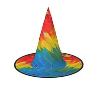 Unkhtt Fantastique chapeau de perroquet imprimé plumes pour adultes, chapeau festif, carnaval, fête, cosplay, casquette confortable pour couvre-chefs