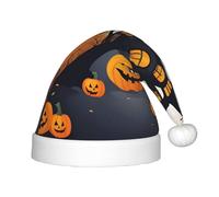 Unkhtt Happy-halloween-vector 1 Imprimer Enfants Chapeau de Noël Hiver Noël Party Headwear Noël Nouvel An Vacances Célébrations