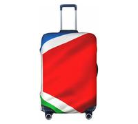 Unkhtt Housse de protection extensible pour valises rigides et souples Motif drapeau du Costa Rica, Noir , M, Bagage à main