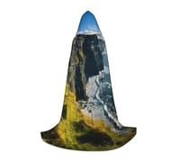 Unkhtt Ireland Outdoors County Clare The Cliffs Print Cape à capuche confortable unisexe pour cosplay, festival, carnaval, magicien