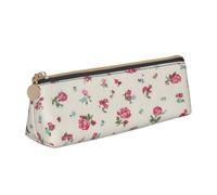 Unkhtt Jolie trousse à crayons avec motif cerise rouge - Grande capacité - Pochette triangulaire pour stylos - Étudiants et écoles, blanc, Taille unique