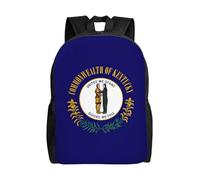 Unkhtt Kentucky State Flag Print Sac à dos élégant unisexe grande capacité pour le travail, les voyages, le camping, les aventures en plein air