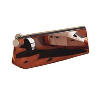 Unkhtt Mars Planet Trousse à crayons triangulaire grande capacité pour étudiants et écoles, blanc, Taille unique