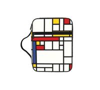 Unkhtt Sac de rangement à motif abstrait imprimé biblique, support d'Écritures, housse imperméable pour voyage, église, rangement quotidien