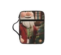 Unkhtt Sac de rangement humoristique avec imprimé de Noël pour les écritures de la Bible, housse imperméable pour voyage, église, rangement quotidien