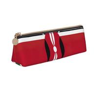 Unkhtt Trousse à crayons avec motif drapeau du Kenya - Grande capacité - Triangle - Pour étudiants et écoles, blanc, Taille unique