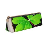 Unkhtt Trousse à crayons de grande capacité avec motif de feuilles de la Saint-Patrick pour étudiants et écoles, blanc, Taille unique