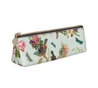 Unkhtt Trousse à crayons de grande capacité avec motif d'oiseaux pour étudiants et écoles, blanc, Taille unique