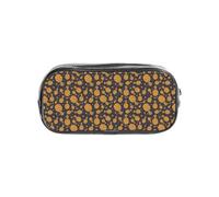 Unkhtt Trousse à crayons transparente avec imprimé ananas doré pour enfants, étudiants, garçons et filles, organisateur de papeterie transparent