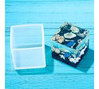 Unknow Moule carré en silicone en forme de cube - 10 cm