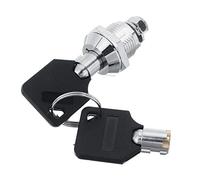 Unknow N Lock + 2 clés pour distributeur automatique Gumball/Candy Vrac Tiroir Armoire Coffre-fort (16 mm) - Verrou électronique argenté