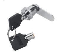 Unknow Verrou + 2 clés pour distributeur de bonbons Gumball/Candy Tiroir Coffre-fort (20 mm) - Argent