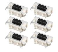 Unknown 10 Pcs Tactile Push Button Switch SMD SMT PCB 2 Broches 3 x 6 x 3,5 mm, Normalement Ouvert, Manuel, Montage en Surface, Bouton Poussoir, 10 Pièces