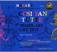 unknown - Mozart: Cosi Fan Tutte Original recording remastered edition (1998) Audio CD