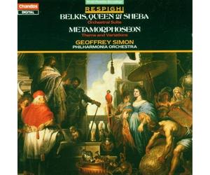 unknown - Ottorino Respighi: Belkis, Queen of Sheba (Orchestral Suite) / Metamorphoseon (Theme & Variations) (1992) Audio CD