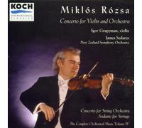 unknown - Rozsa: Concerto for Violin and Orchestra / Andante for Strings (Complete Orchestral Music, Vol. IV) by unknown (1997-02-18)