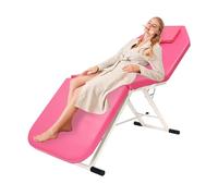unkonwcy Table de massage pliable Spa Salon de beauté Lit cosmétique Mobile Beauté Lit de massage Table de massage pliable Chaise de thérapie Chaise cosmétique Banc de massage Table de maquillage Lit