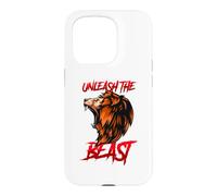 Unleash The Beast Lion Roaring Birthday Lion Juillet August King Coque pour iPhone 15 Pro