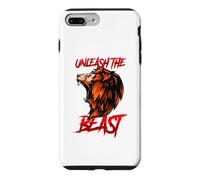 Unleash The Beast Lion Roaring Birthday Lion Juillet August King Coque pour iPhone 7 Plus/8 Plus