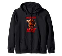 Unleash The Beast Lion Roaring Birthday Lion Juillet August King Sweat à Capuche