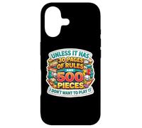 Unless It Has 30 Pages of Rules and 500 Pieces Board Game Fan Coque pour iPhone 17