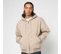 Unlined Canvas Hooded Bomber beige XL