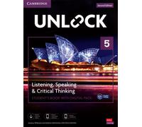 Unlock 5 Listening, Speaking and Critical Thinking Livre de l'élève avec Digital Pack